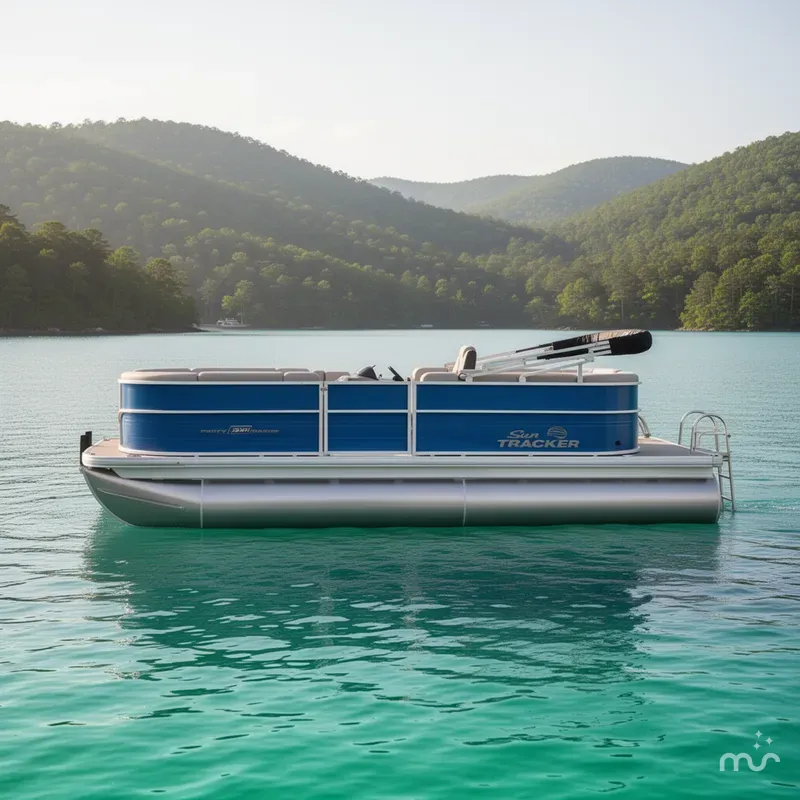Slide: The Image of Sun Tracker Party Barge 20 DLX 2026 - 2