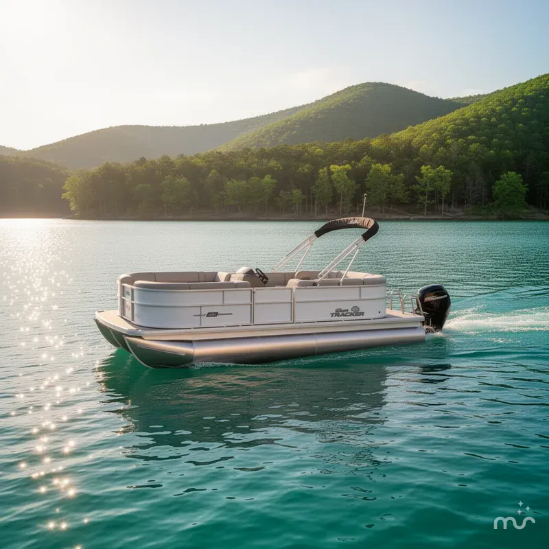 Slide: The Image of Sun Tracker Party Barge 20 DLX 2026 - 4
