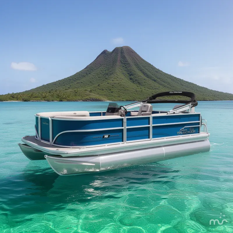 The Image of Sun Tracker Party Barge 16 DLX 2026 - 0
