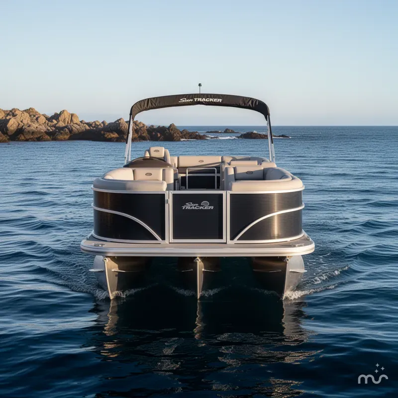 Slide: The Image of Sun Tracker Party Barge 20 DLX 2026 - 1
