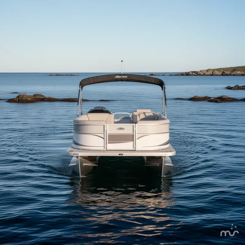 Slide: The Image of Sun Tracker Party Barge 20 DLX 2026 - 3