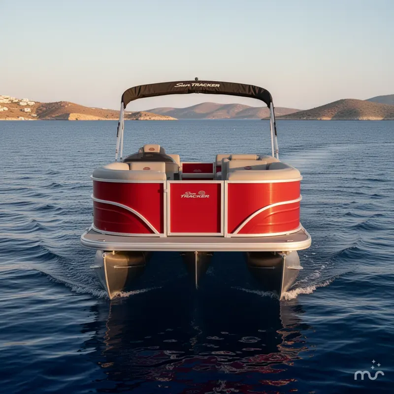Slide: The Image of Sun Tracker Party Barge 20 DLX 2026 - 1