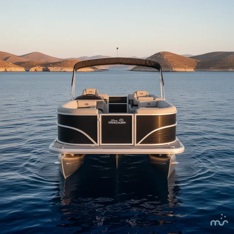 Slide: The Image of Sun Tracker Party Barge 20 DLX 2026 - 3