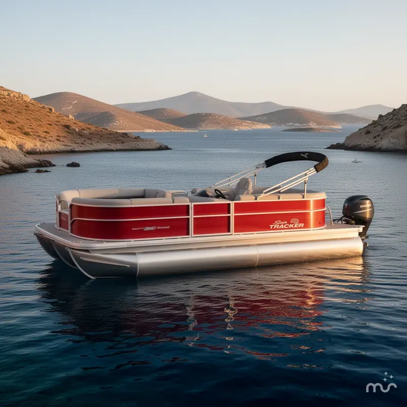 Slide: The Image of Sun Tracker Party Barge 20 DLX 2026 - 4