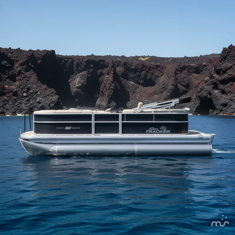 Slide: The Image of Sun Tracker Party Barge 20 DLX 2026 - 2