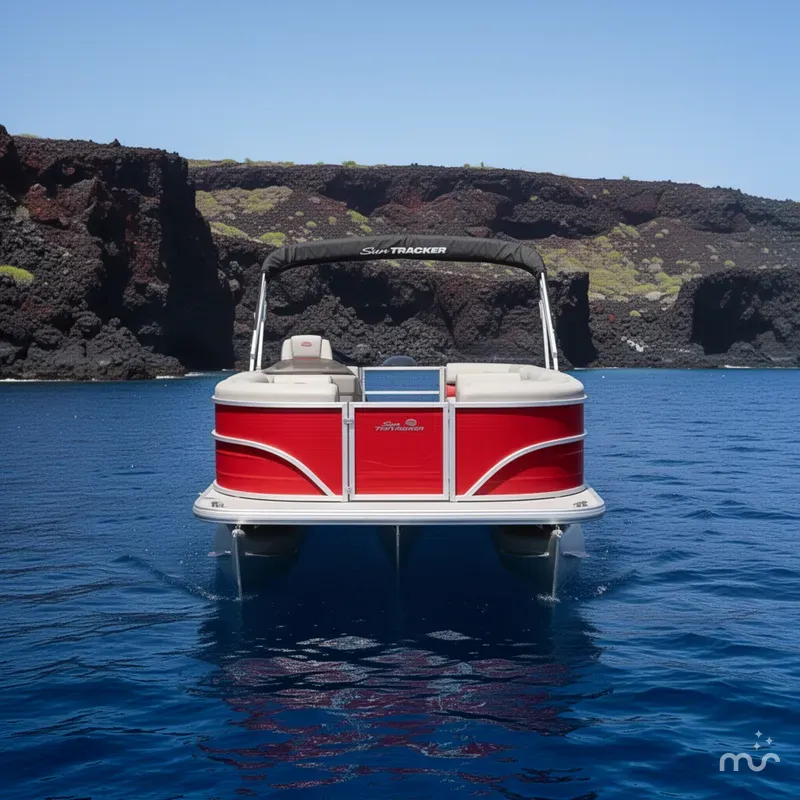Slide: The Image of Sun Tracker Party Barge 20 DLX 2026 - 3