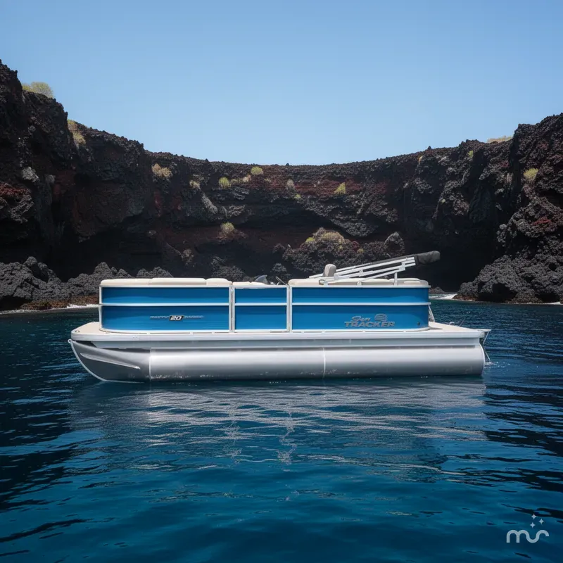 Slide: The Image of Sun Tracker Party Barge 20 DLX 2026 - 4