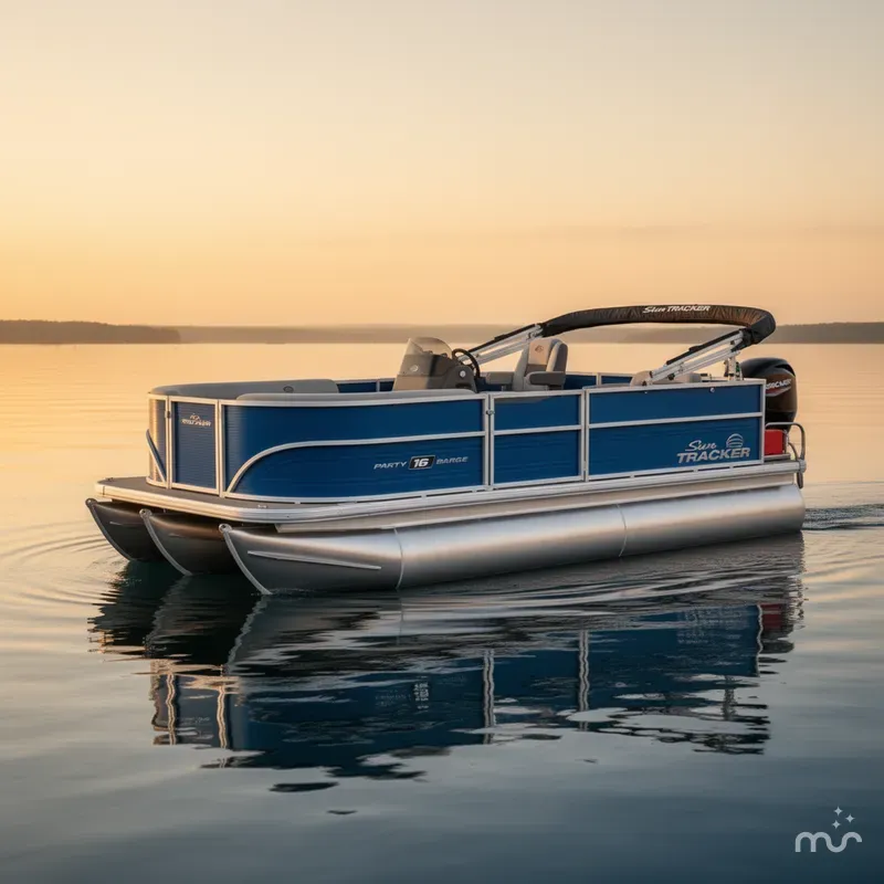 The Image of Sun Tracker Party Barge 16 DLX 2026 - 0