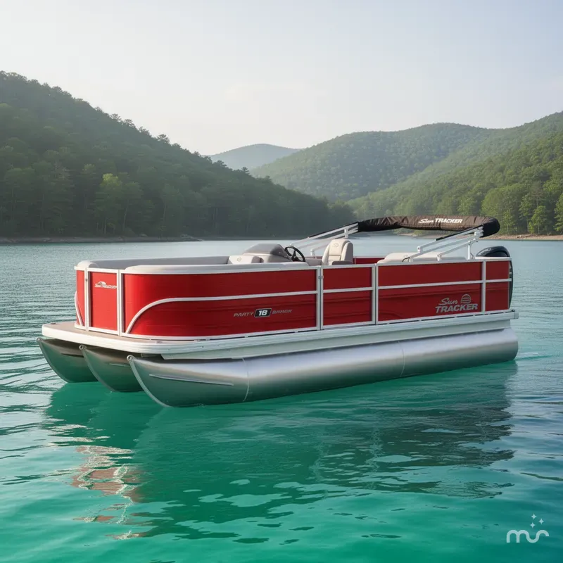 The Image of Sun Tracker Party Barge 18 DLX 2026 - 0