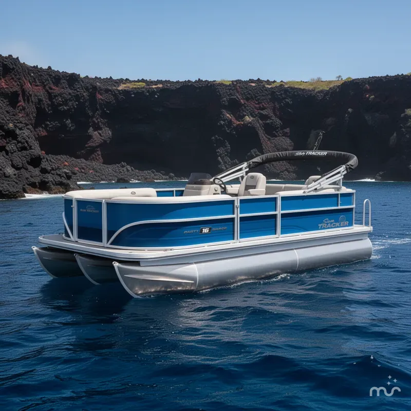 The Image of Sun Tracker Party Barge 16 DLX 2026 - 0