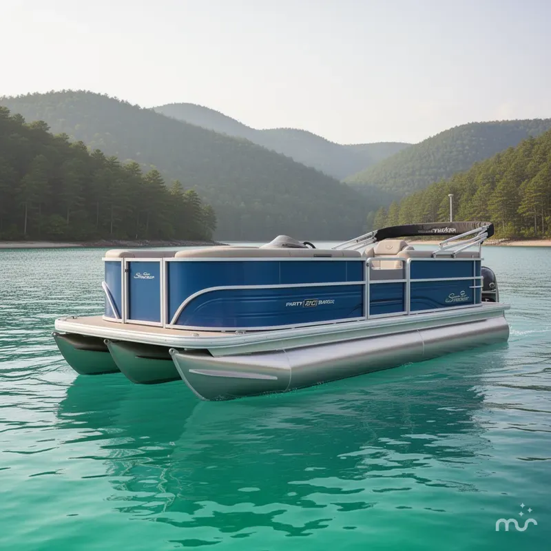 The Image of Sun Tracker Party Barge 20 DLX 2026 - 0