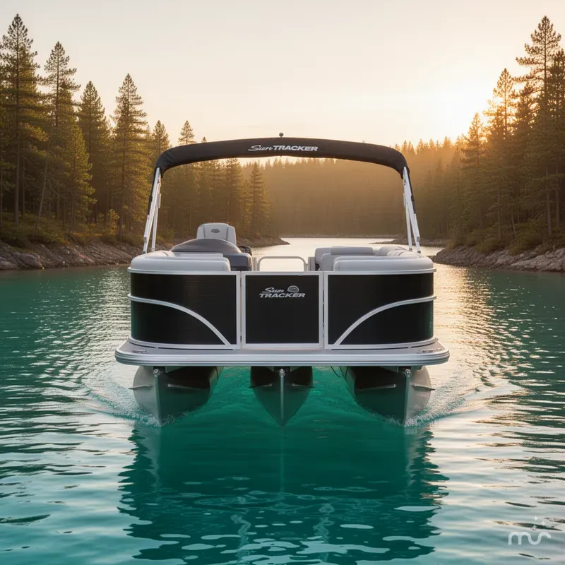Slide: The Image of Sun Tracker Party Barge 20 DLX 2026 - 1
