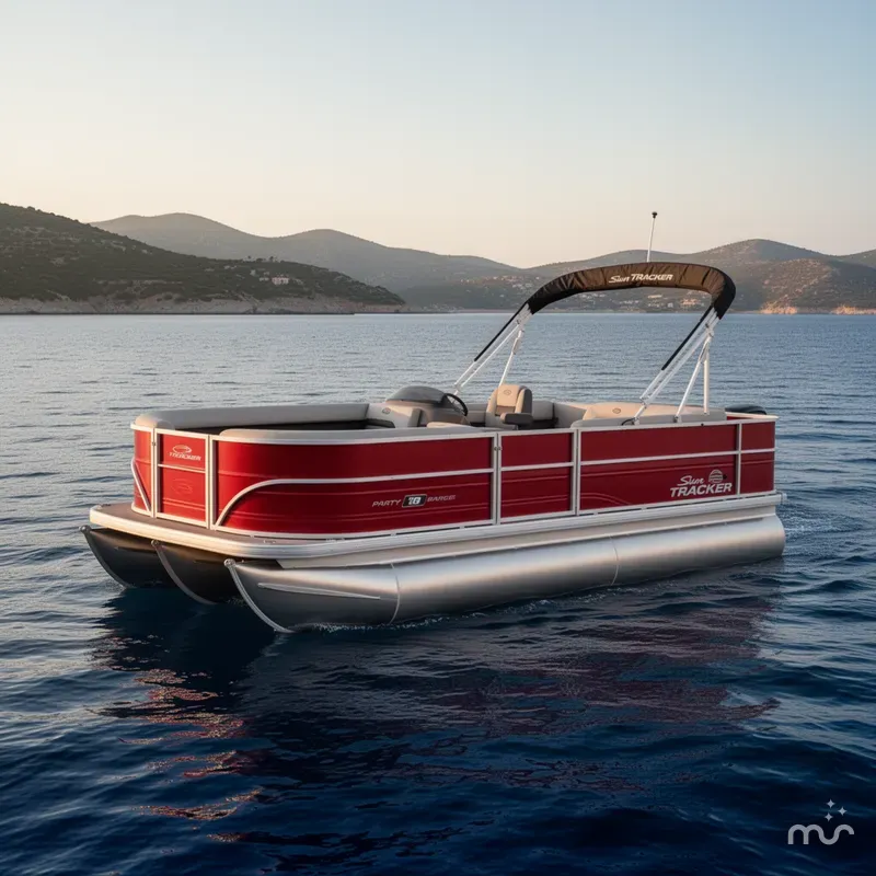 The Image of Sun Tracker Party Barge 18 DLX 2026 - 0