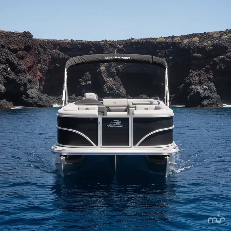 Slide: The Image of Sun Tracker Party Barge 20 DLX 2026 - 3