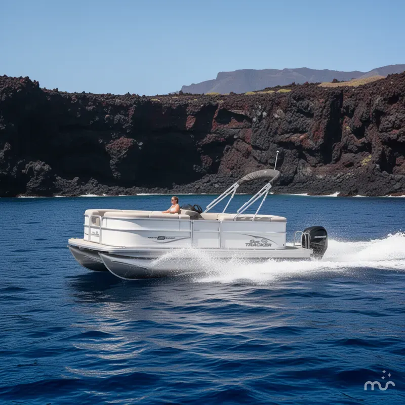 Slide: The Image of Sun Tracker Party Barge 20 DLX 2026 - 4