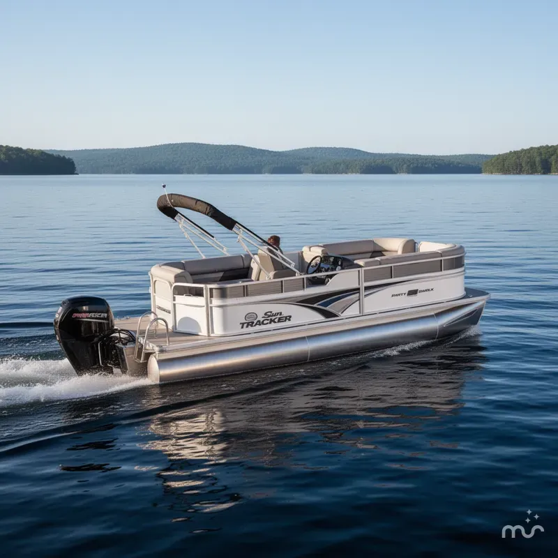 Slide: The Image of Sun Tracker Party Barge 20 DLX 2026 - 0