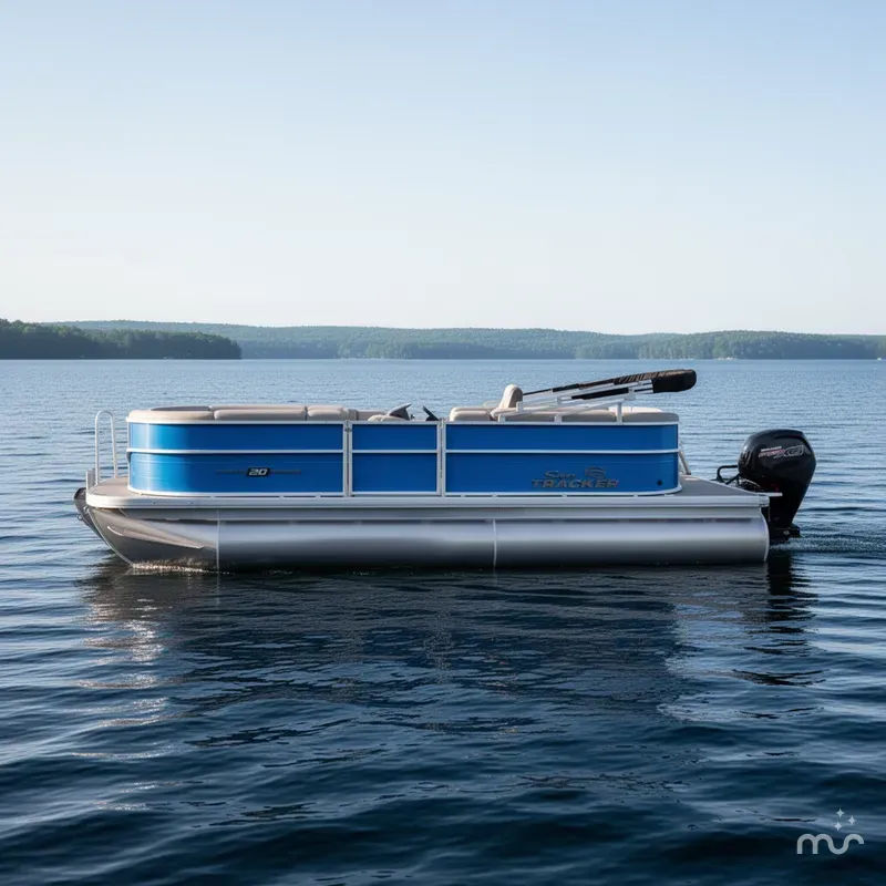 Slide: The Image of Sun Tracker Party Barge 20 DLX 2026 - 1