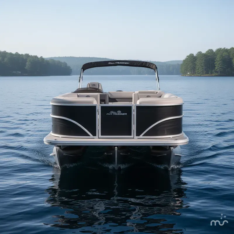 Slide: The Image of Sun Tracker Party Barge 20 DLX 2026 - 3