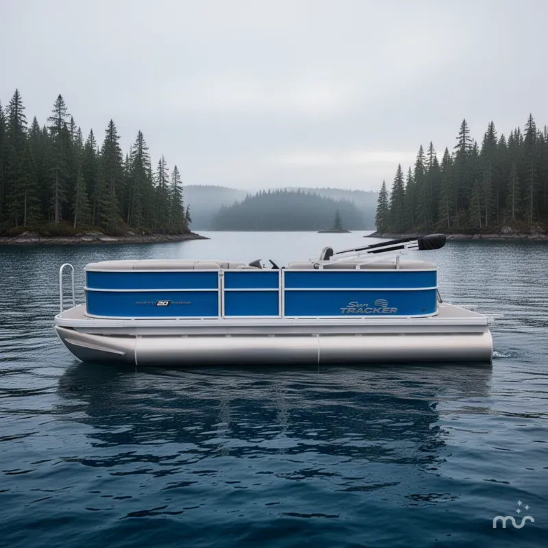 Slide: The Image of Sun Tracker Party Barge 20 DLX 2026 - 2