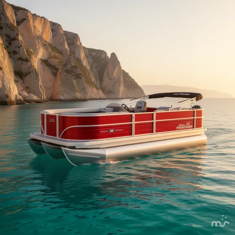 The Image of Sun Tracker Party Barge 18 DLX 2026 - 0