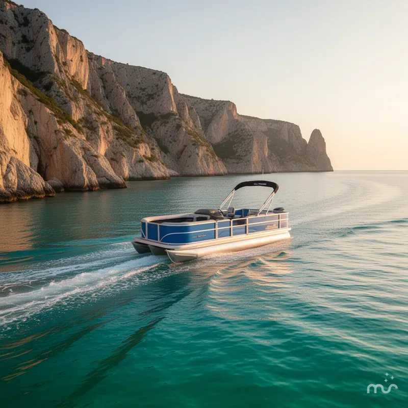 Slide: The Image of Sun Tracker Party Barge 18 DLX 2026 - 4