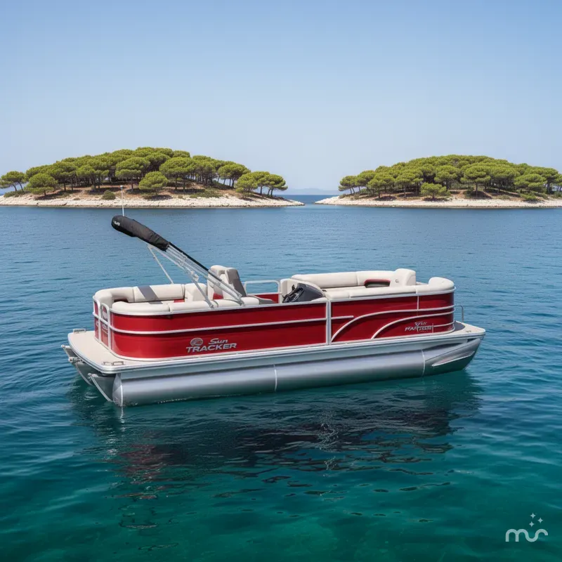 The Image of Sun Tracker Party Barge 22 DLX 2026 - 0