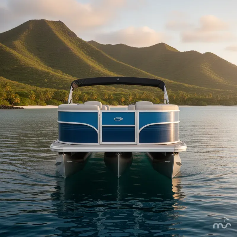Slide: The Image of Sun Tracker Party Barge 16 DLX 2026 - 3