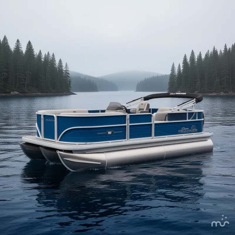 The Image of Sun Tracker Party Barge 16 DLX 2026 - 0