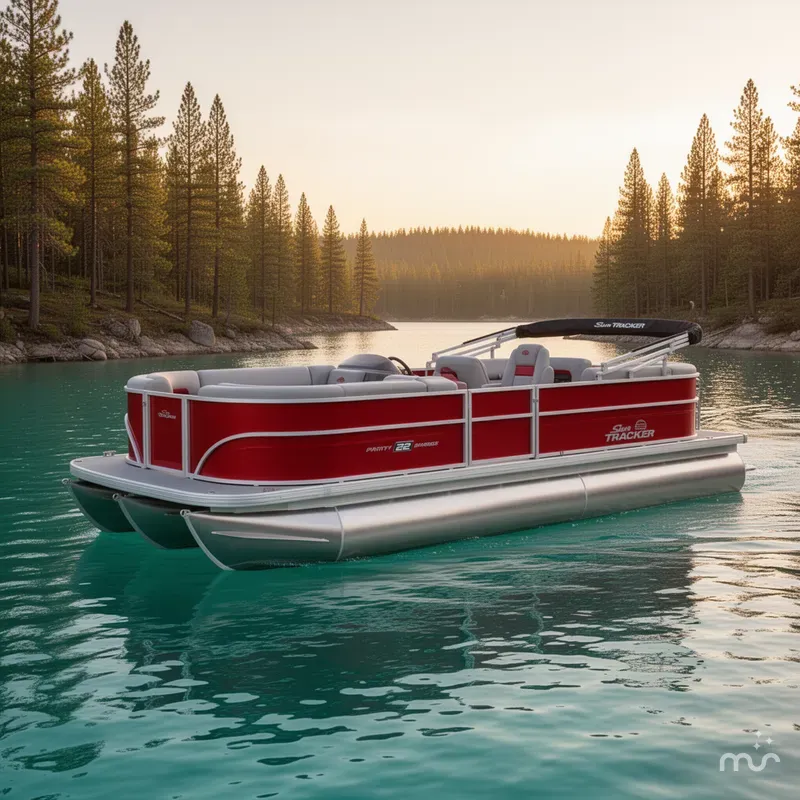 The Image of Sun Tracker Party Barge 22 DLX 2026 - 0