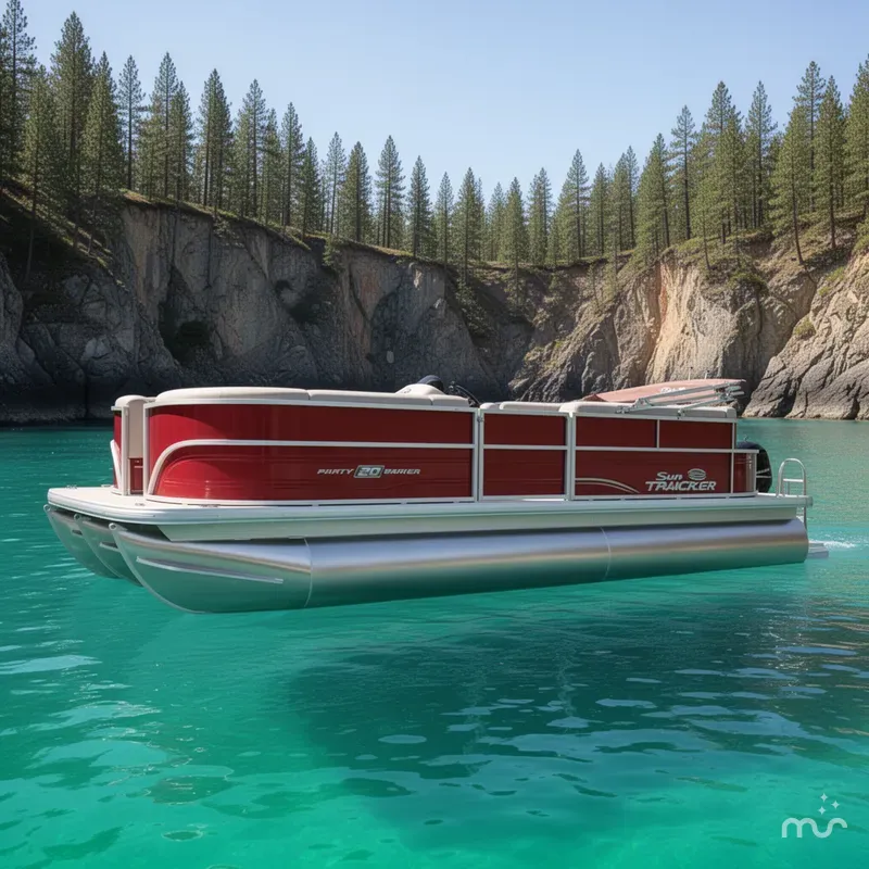 The Image of Sun Tracker Party Barge 20 DLX 2026 - 0
