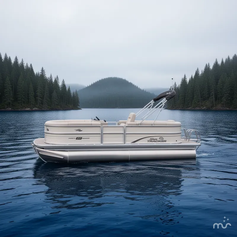 Slide: The Image of Sun Tracker Party Barge 20 DLX 2026 - 2
