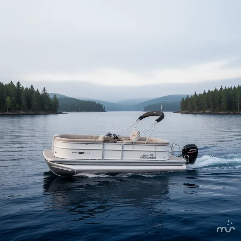Slide: The Image of Sun Tracker Party Barge 20 DLX 2026 - 4