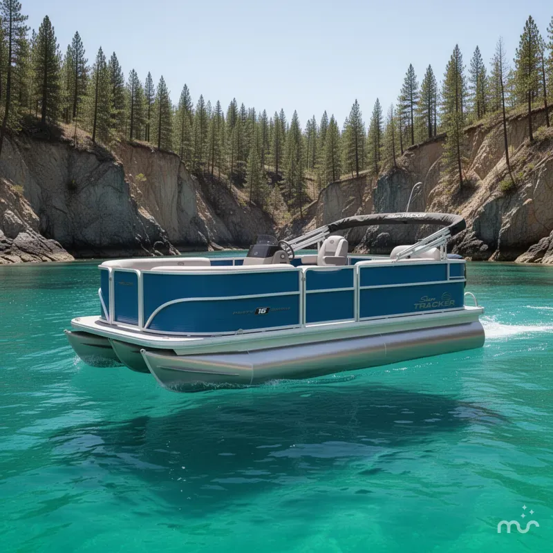 The Image of Sun Tracker Party Barge 16 DLX 2026 - 0