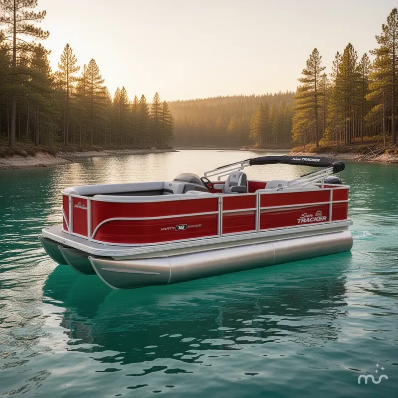 The Image of Sun Tracker Party Barge 18 DLX 2026 - 0