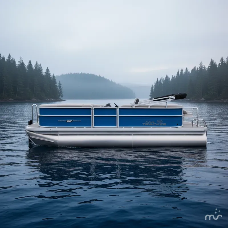 Slide: The Image of Sun Tracker Party Barge 20 DLX 2026 - 2