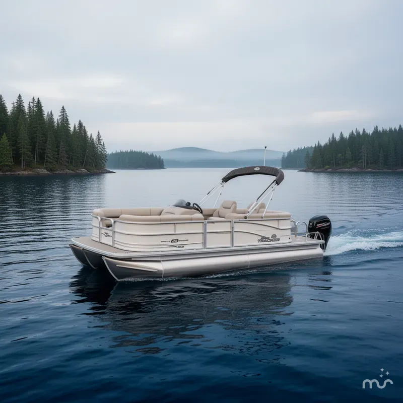 Slide: The Image of Sun Tracker Party Barge 20 DLX 2026 - 4