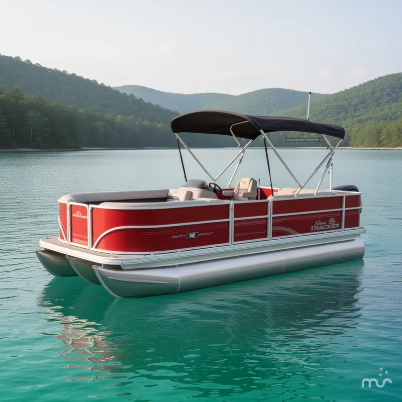 The Image of Sun Tracker Party Barge 18 DLX 2026 - 0