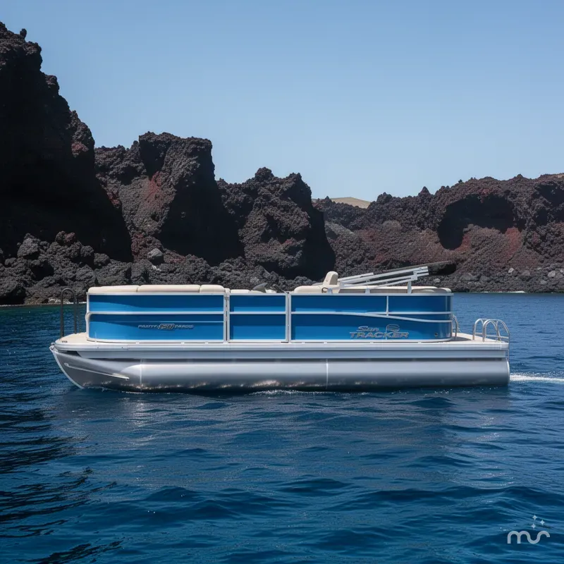 Slide: The Image of Sun Tracker Party Barge 20 DLX 2026 - 2
