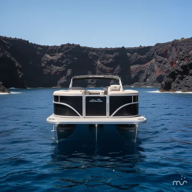 Slide: The Image of Sun Tracker Party Barge 20 DLX 2026 - 3