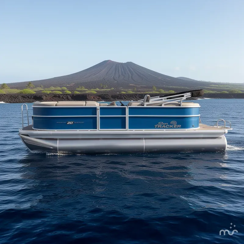 Slide: The Image of Sun Tracker Party Barge 20 DLX 2026 - 2