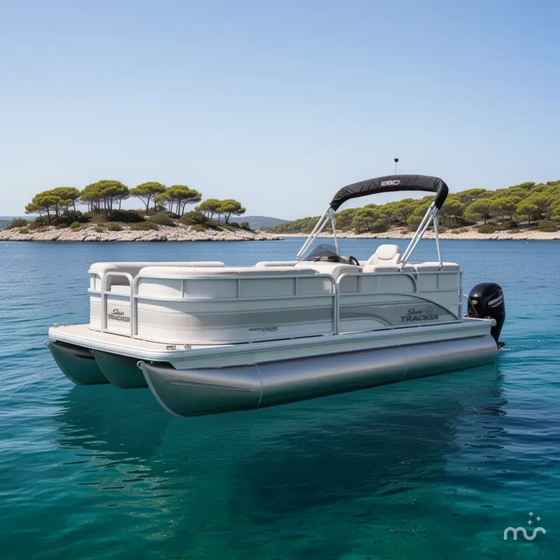 The Image of Sun Tracker Party Barge 16 DLX 2026 - 0