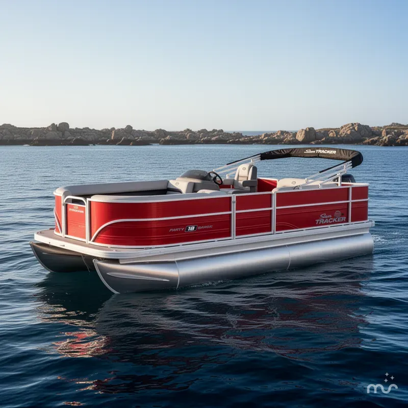 The Image of Sun Tracker Party Barge 18 DLX 2026 - 0