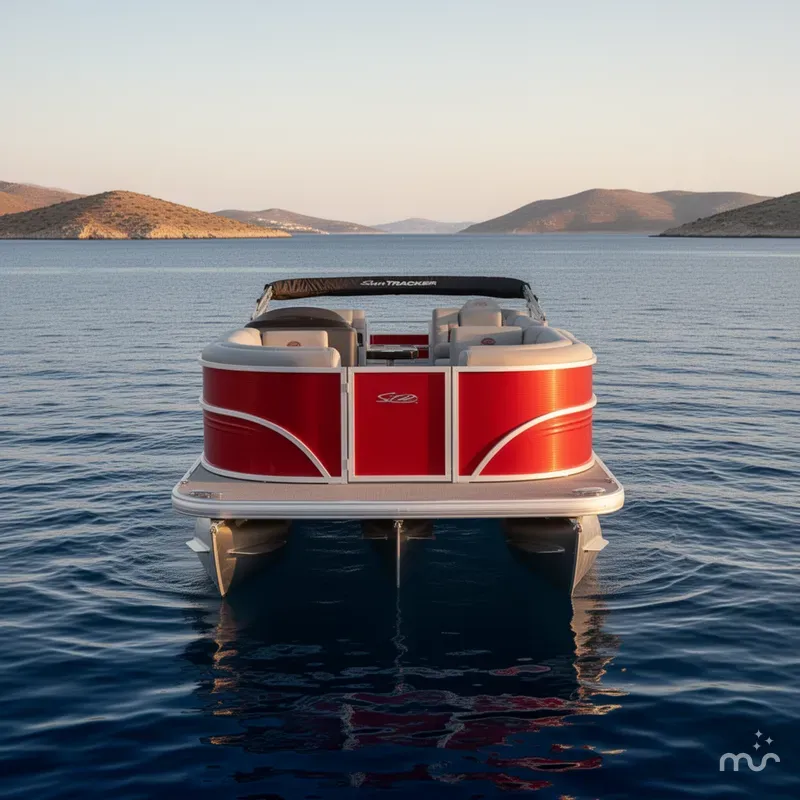 Slide: The Image of Sun Tracker Party Barge 22 DLX 2026 - 3