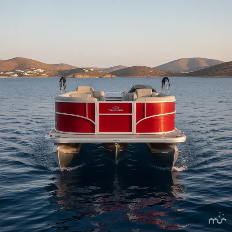 Slide: The Image of Sun Tracker Party Barge 16 DLX 2026 - 3