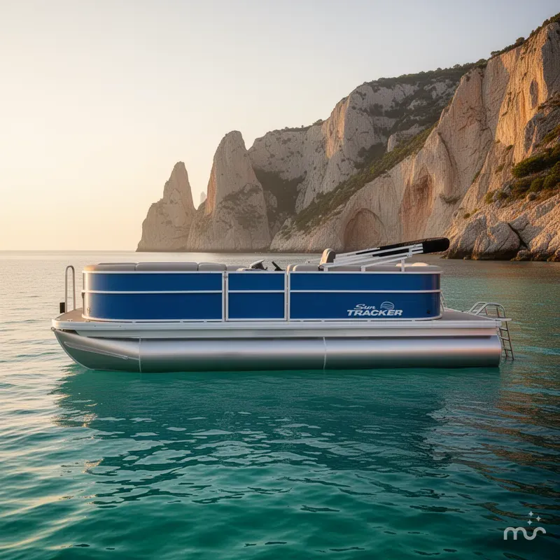 Slide: The Image of Sun Tracker Party Barge 20 DLX 2026 - 2