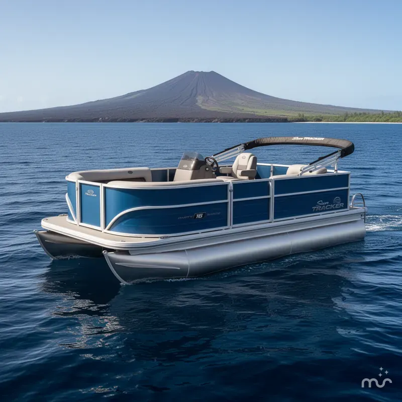 The Image of Sun Tracker Party Barge 16 DLX 2026 - 0