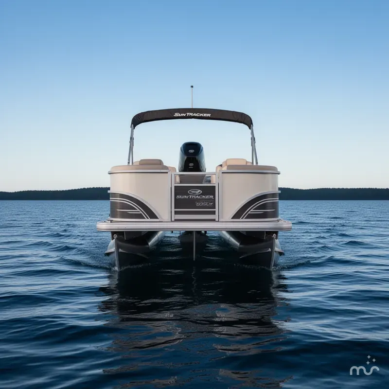Slide: The Image of Sun Tracker Party Barge 20 DLX 2026 - 1