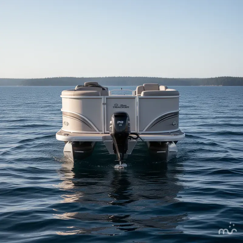 Slide: The Image of Sun Tracker Party Barge 20 DLX 2026 - 3