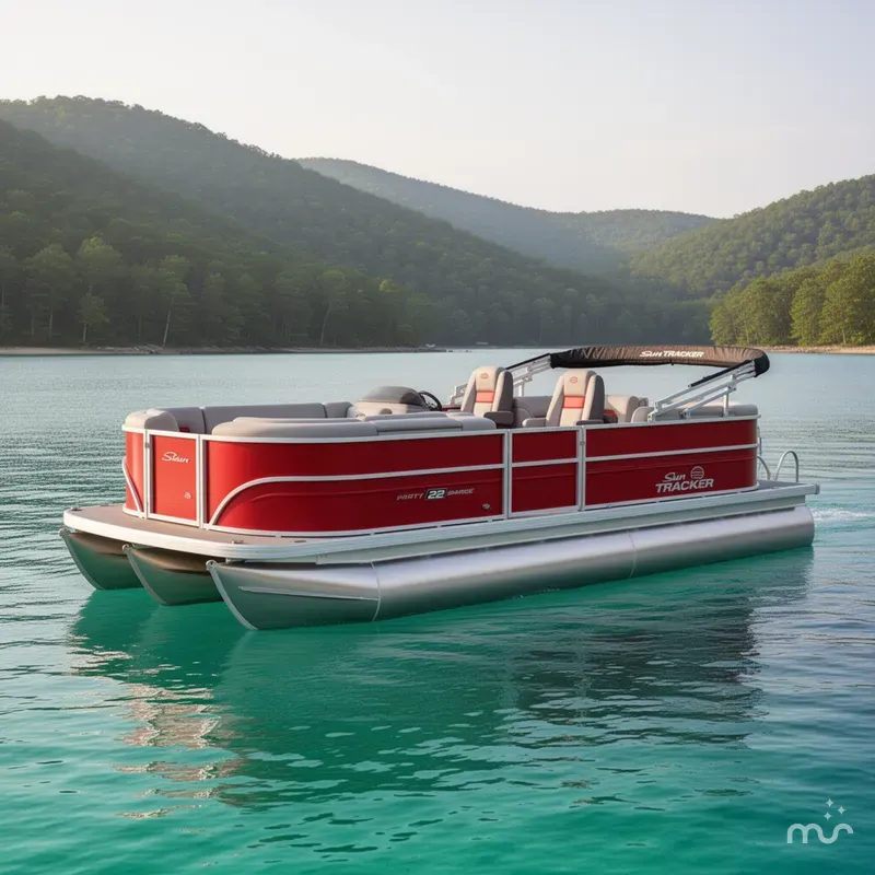 The Image of Sun Tracker Party Barge 22 DLX 2026 - 0