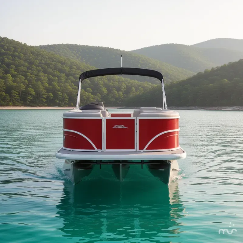 Slide: The Image of Sun Tracker Party Barge 22 DLX 2026 - 1